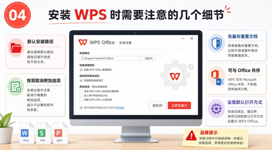 Windows 设置 WPS 默认打开 Word Excel PPT 文件